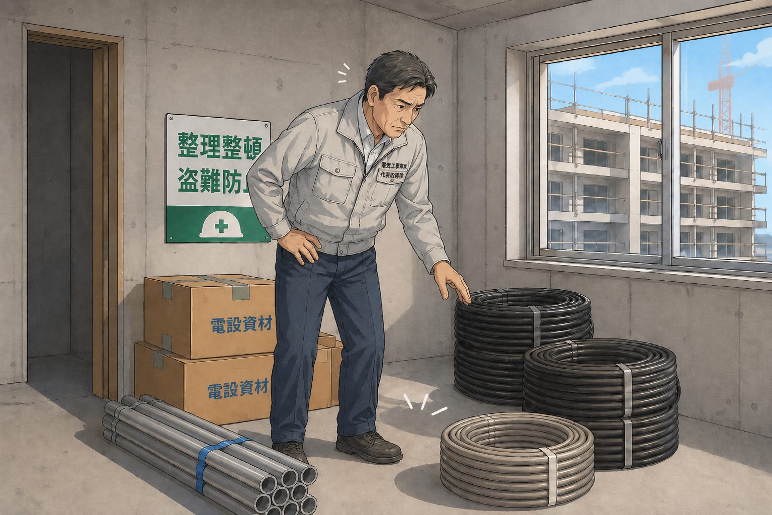 休工明けの電線盗難で会社が困る理由