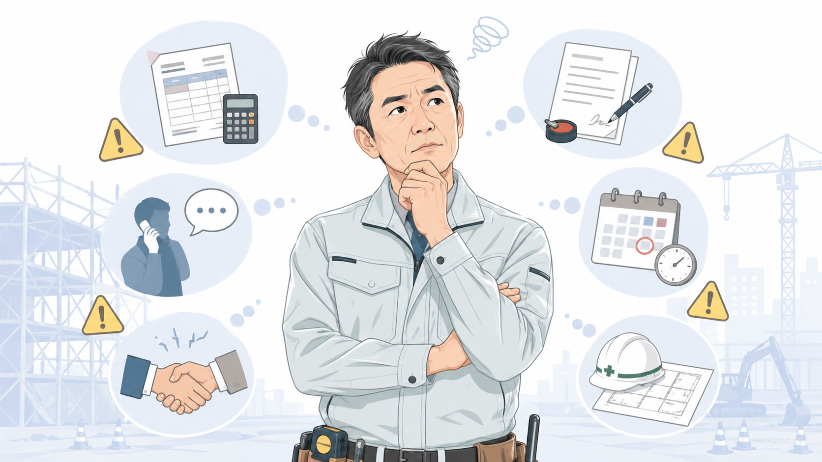 建設会社が見直したい5つの下請取引NG行為