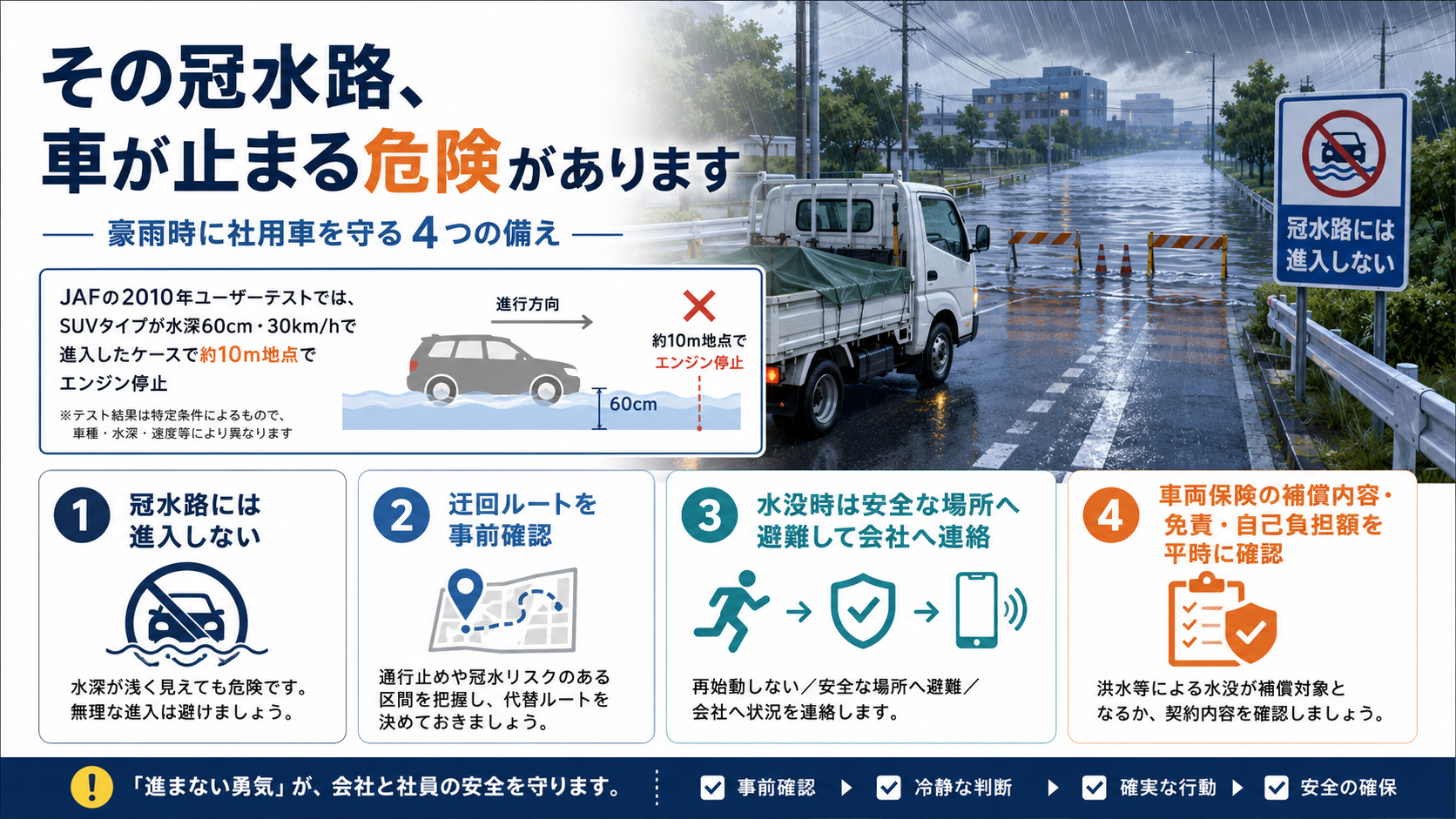 SUVなら大丈夫、は通用しない